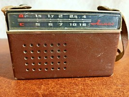 Soviet vintage  radio Almaz . USSR. not work. - $36.63