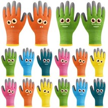 12 Pairs Kids Garden Gloves Children Gardening Gloves Rubber Coated Yard... - $3,694.17 MXN