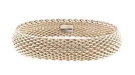 Tiffany & co "somerset mesh" Women's Bracelet .925 Silver 399258 - $399.00