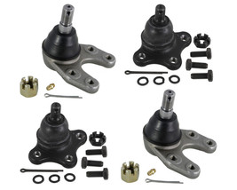 4 Pcs Front Suspension 2WD Fit Mazda B2600 2.6L Upper Lower Ball Joints B2200 - £46.89 GBP