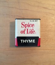  Vintage 70s Spice of Life Thyme tin packaging