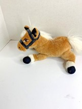 Goffa Plush Horse Stuffed Animal Toy Brown 10 in L x 8 in Tall - £9.49 GBP