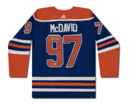 Connor McDavid Autographed Royal Blue Adidas Edmonton Oilers Jersey UDA - $1,995.00