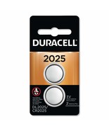 DURACELL DL2025B2PK Lithium Coin Battery, 2025, 2/Pack - $17.75
