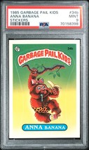 1985 Topps OS1 Garbage Pail Kids Series 1 ANNA BANANA 34b Matte Card PSA 9 - £186.86 GBP