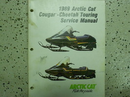 1989 Arctic Cat Cougar Guépard Touring Service Réparation Atelier Manuel Usine X - £68.31 GBP