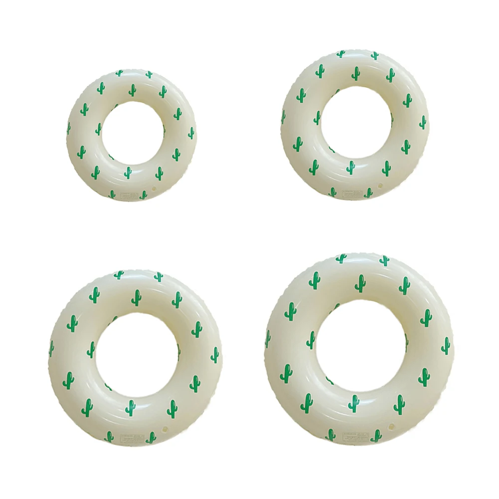 PVC Pool Swimming Circle Smooth Cactus Swimming Pool Floaters Wear-Resistant - £9.32 GBP+