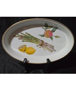1961 Royal Worcester EVESHAM GOLD Oval Baker 11&quot; x 7&quot; England - Disconti... - $41.98