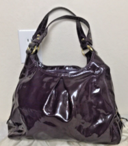 Large Purple Patent Satchell Bag - $46.75