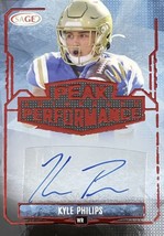 2022 Sage High Kyle Philips Rc Auto #PKA-KP2 Peak Performance Ucla - Nfl Titans - £5.28 GBP