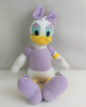 Just Play Disney Daisy Duck Lavender Outfit &amp; Bow 13&quot; Plush - £6.09 GBP
