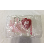 Vintage puppy chow dog food promo heart shape reflector I.D. tag never o... - $19.75