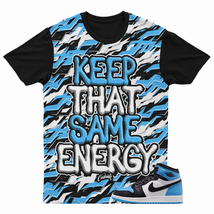 AO ENERGY Shirt for 1 Retro High OG UNC Toe University Blue 5 6 13 Mid Low Dunk - £24.84 GBP+