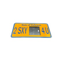 License Plate Photo Frame State of Delirium 2 SXY 4U Tin Frame - $19.73