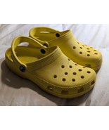 Crocs Unisex-Adult Classic Clogs Lemon Yellow Men&#39;s 5 Women&#39;s 7 - £7.88 GBP