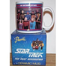 Star Trek: The Next Generation TV Series Cast Photo Mug 1992 NEW UNUSED - $11.64