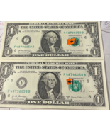 2017  Bleed thru Consecutive $1  Atlanta lot of 2 - $24.27 CAD