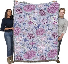 Pure Country Weavers William Morris Cray Periwinkle Blanket - Arts &amp;, 72X54 - $77.55