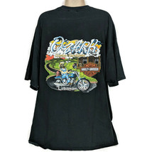 Harley Davidson Mens Ozark Lebanon Hillbilly Ride Hard T-Shirt Black Size 2XL - £42.66 GBP