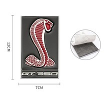  Alloy  Co Car Emblem Grille  Rear Trunk Sticker  Decals for   Shelby GT 350 Aut - £75.39 GBP