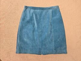 Global Identity Vtg 90s Y2K Suede Leather Mini Skirt Womens Size 13/14 A... - $33.66