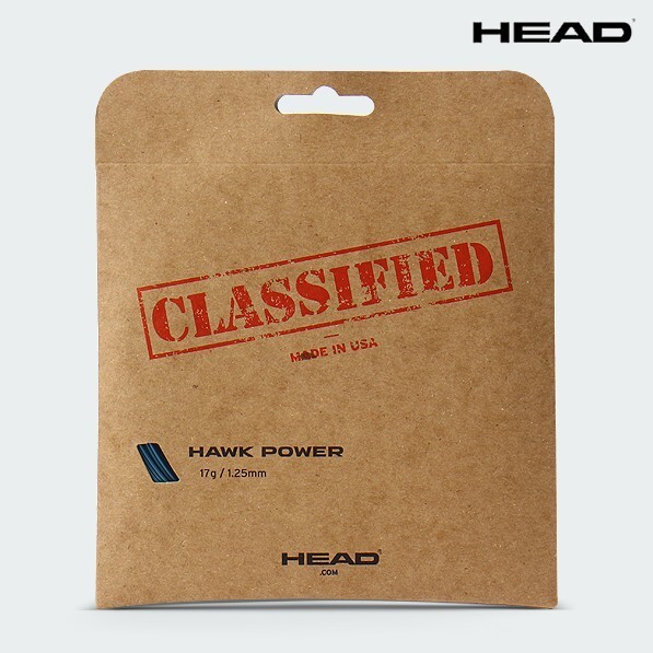 HEAD Hawk Power 1.25mm 17G 12m Tennis String Racquet Racket String NWT 2... - $35.54