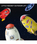 Summer Outdoor Water Play Toys Rocket Jet Sprinkler for Child Kid With I... - £15.79 GBP