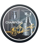 Mark Stone Autographed Stanley Cup Vegas Golden Knights Signed Puck COA ... - $172.81 CAD