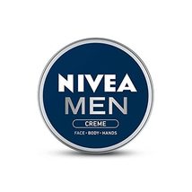 2x Nivea MEN CREME Cream FACE HAND BODY Moisturiser Dry Skin 75ml TIN by... - £9.45 GBP