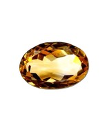 4.3Ct Natural Yellow Citrine (Sunella) Oval Cut Gemstone - $23.75