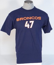 Reebok Denver Broncos Lynch 47 Blue Short Sleeve Tee T Shirt Mens Medium... - $34.64