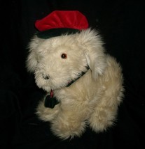 12&quot; 1992 Nick &amp; Noel Commonwealth Christmas Puppy Dog Stuffed Animal Plush Toy - £18.63 GBP