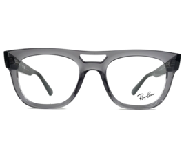 Ray-Ban Brille Rahmen RB7226 PHIL 8316 Grau Schwarz Quadratisch Kompletter Rand - £77.69 GBP