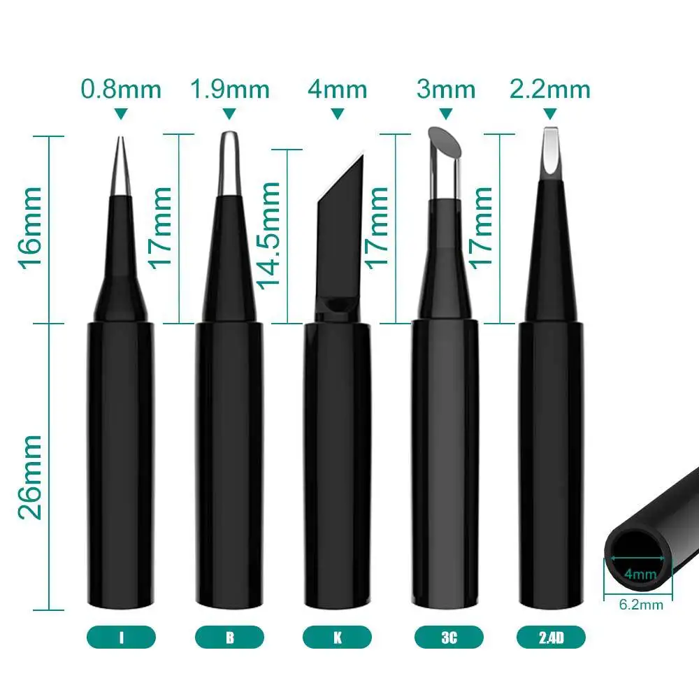 ???????? 5Pcs I+B+K+2.4D+3C Soldering  Copper 900M Soldering  Head Set H... - $173.85 CAD