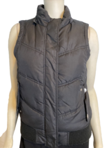 Maurices Black Quilted Vest Size S - $14.24