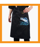 carp sushi chef apron restaurant bar uniform waist embroidery women men ... - €14,57 EUR
