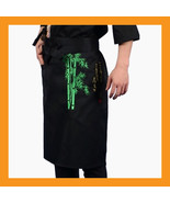 bamboo sushi chef apron restaurant bar uniform waist embroidery men japa... - €14,59 EUR