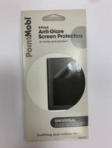 PointMobl 3-Pack Anti-Glare Screen Protectors For Digital Cameras &amp; Camc... - £3.13 GBP