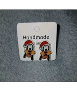 Goofy Santa Earrings Post New - €9,17 EUR