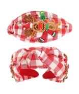  Christmas Rudolph Top Knot Headband - $661.57 MXN