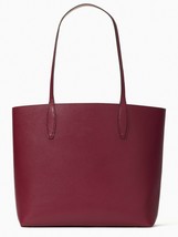 Kate Spade Large Reversible Glitter On Leather Tote Purple Pouch Pink K4742 Y - £88.43 GBP