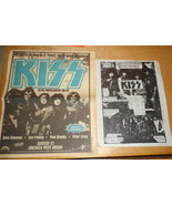 Kiss 2 Flyers Original 1990&#39;s Great Canadian Rock Tours Maple Leaf Garde... - $19.77