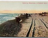 Gathering Moonstones at Redondo Beach CA Postcard - $9.90