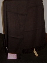 Sarong Coverup Tye-Dye Solid Black Tapestry Altar Wall - £17.35 GBP