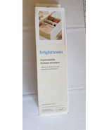 Brightroom Plastic Drawer Dividers White Set of 2, Expands From 15.2 To ... - $9.30 CAD