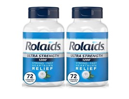 ROLAIDS Ultra Strength 400 mg - 85 mg Chewable Antacid Tablets MINT - 14... - $21.54