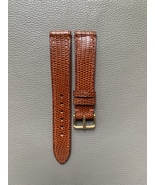 Brown Genuine Lizard Leather Watch Strap-Custom Handmade Band Sizes 10mm... - $45.00