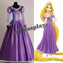 Princess Rapunzel Cosplay Costume Custom-made Rapunzel cosplay dress - $125.50