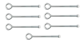National Hardware N347-757 Eye Bolt, 3/4&#39;&#39; Thread, 1-1/2&#39;&#39; ID Eye, 14&#39;&#39; ... - $69.30