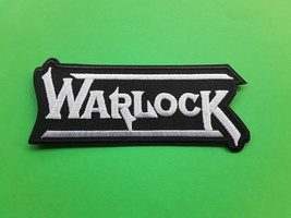 WARLOCK HEAVY METAL ROCK POP MUSIC BAND IRON  OR SEW ON EMBROIDERED PATCH  - £3.90 GBP